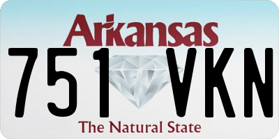 AR license plate 751VKN