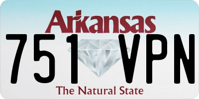 AR license plate 751VPN