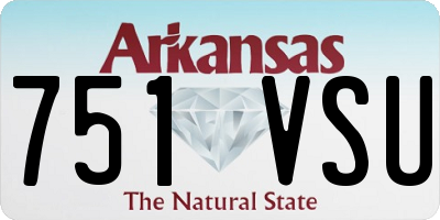 AR license plate 751VSU