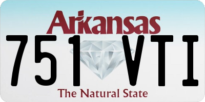 AR license plate 751VTI