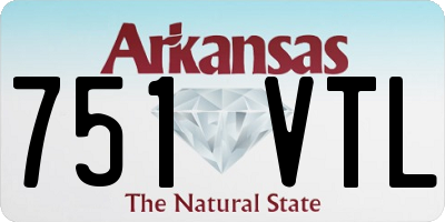 AR license plate 751VTL