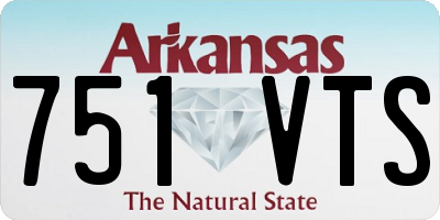 AR license plate 751VTS