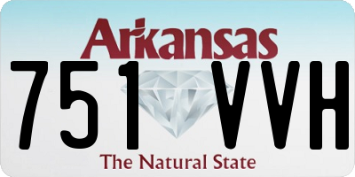 AR license plate 751VVH