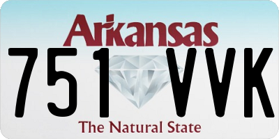 AR license plate 751VVK