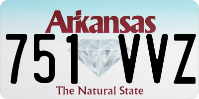 AR license plate 751VVZ