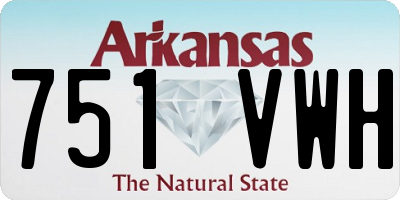 AR license plate 751VWH