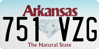 AR license plate 751VZG
