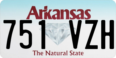 AR license plate 751VZH