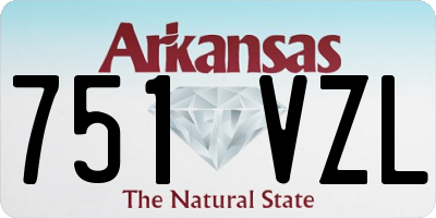 AR license plate 751VZL