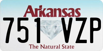 AR license plate 751VZP