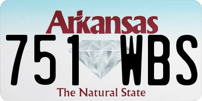 AR license plate 751WBS