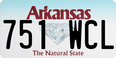 AR license plate 751WCL