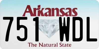 AR license plate 751WDL
