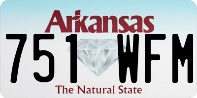 AR license plate 751WFM