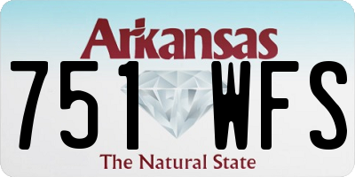 AR license plate 751WFS