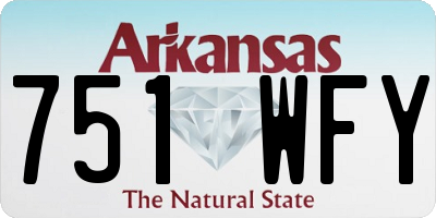 AR license plate 751WFY