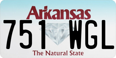 AR license plate 751WGL