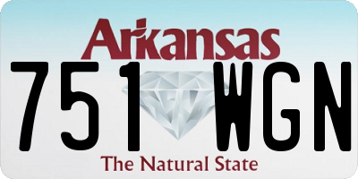 AR license plate 751WGN