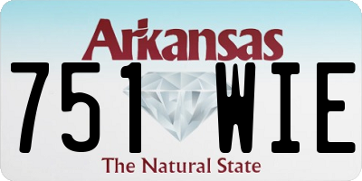 AR license plate 751WIE