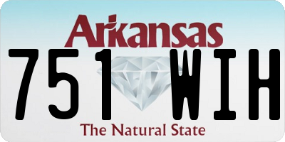 AR license plate 751WIH