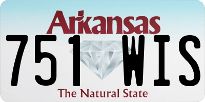 AR license plate 751WIS