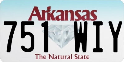 AR license plate 751WIY