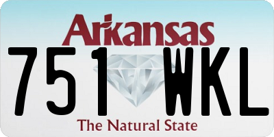 AR license plate 751WKL