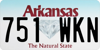 AR license plate 751WKN