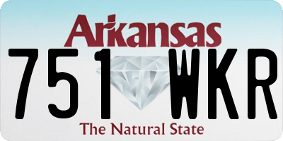 AR license plate 751WKR