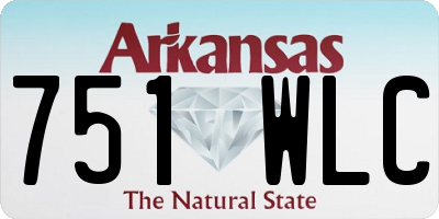 AR license plate 751WLC