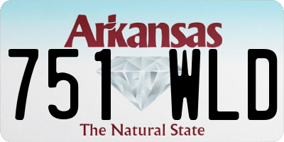 AR license plate 751WLD