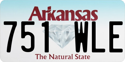 AR license plate 751WLE