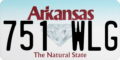 AR license plate 751WLG