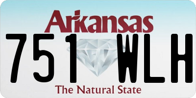 AR license plate 751WLH