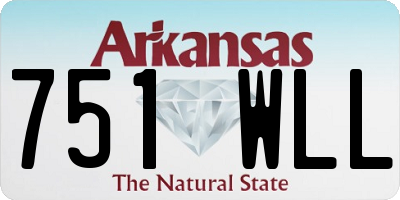 AR license plate 751WLL