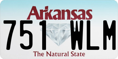 AR license plate 751WLM