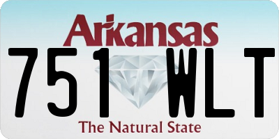 AR license plate 751WLT
