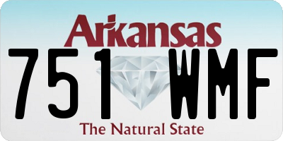 AR license plate 751WMF