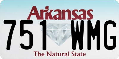 AR license plate 751WMG