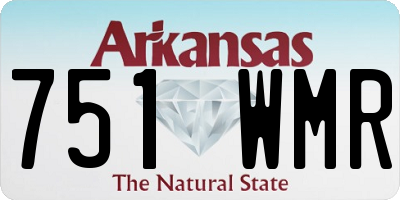 AR license plate 751WMR