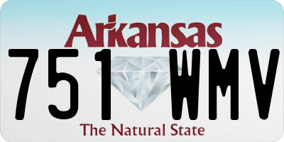 AR license plate 751WMV