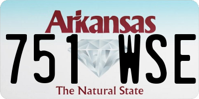 AR license plate 751WSE