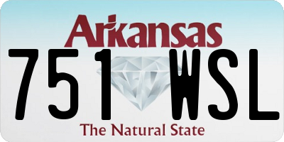 AR license plate 751WSL