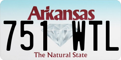 AR license plate 751WTL