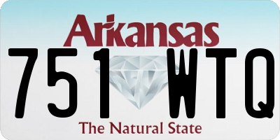 AR license plate 751WTQ
