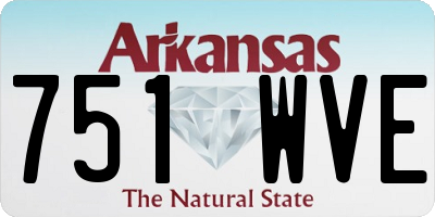 AR license plate 751WVE