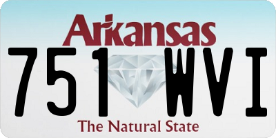 AR license plate 751WVI