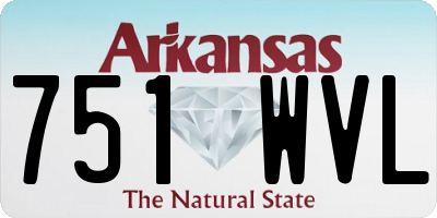 AR license plate 751WVL