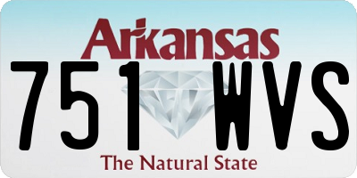 AR license plate 751WVS