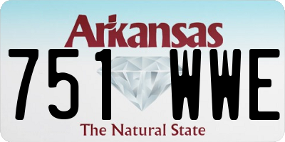 AR license plate 751WWE